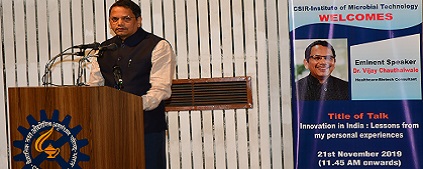 Dr. Vijay Chautaiwale, Healthcare-Biotech Consultant visited CSIR-IMTECH